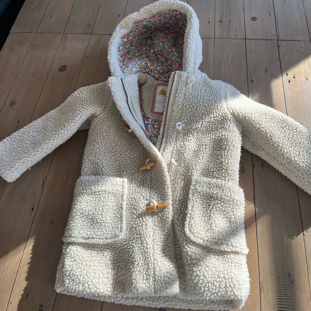 Girls Boden Coat size 6-7 (122cm)